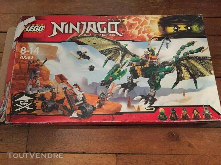 lego - 70593 - ninjago le dragon émeraude de lloyd