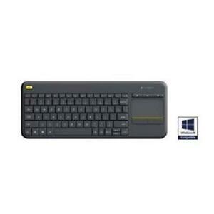 logitech clavier tv multimedia k400 plus - azerty - sans fil