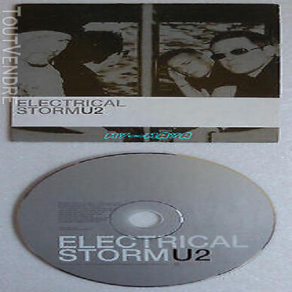 U2 electrical storm cd single cardboard promo