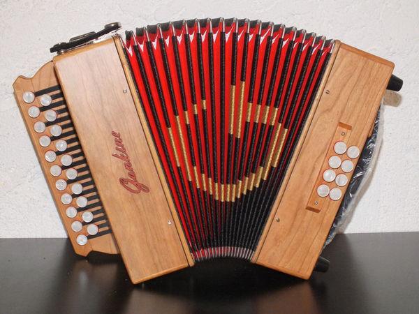 accordéon diatonique neuf, sol do, avec sac et bretelles.