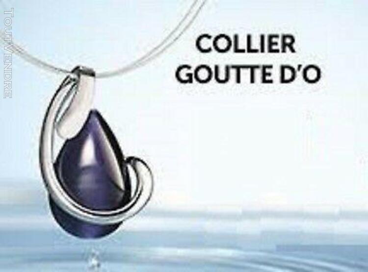 bijoux collier "perle goutte d'eau".