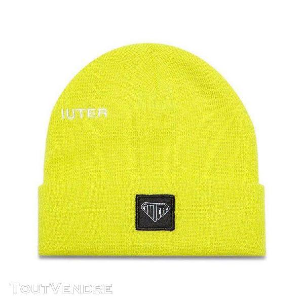 iuter chapeaux calotte homme jaune 19wibn01