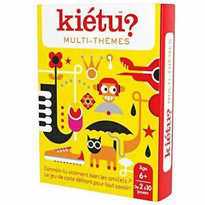 Kiétu? multi-themes (jeu de cartes familial qui provoque