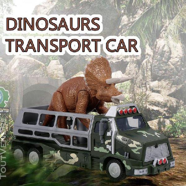 Dinosaures transport voiture camion camion jouet triceratops