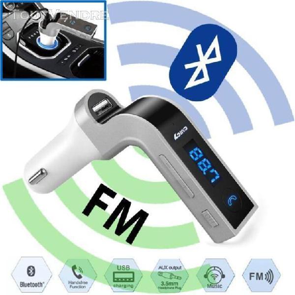 voiture bluetooth transmetteur fm mp3 lecteur sans fil pour