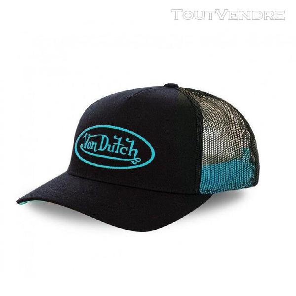 Von dutch casquette homme classic trucker neon cyan