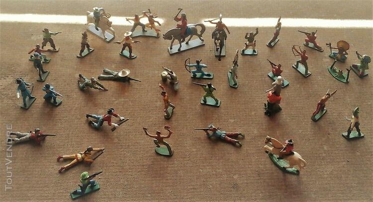 Lot vintage de figurines starlux western