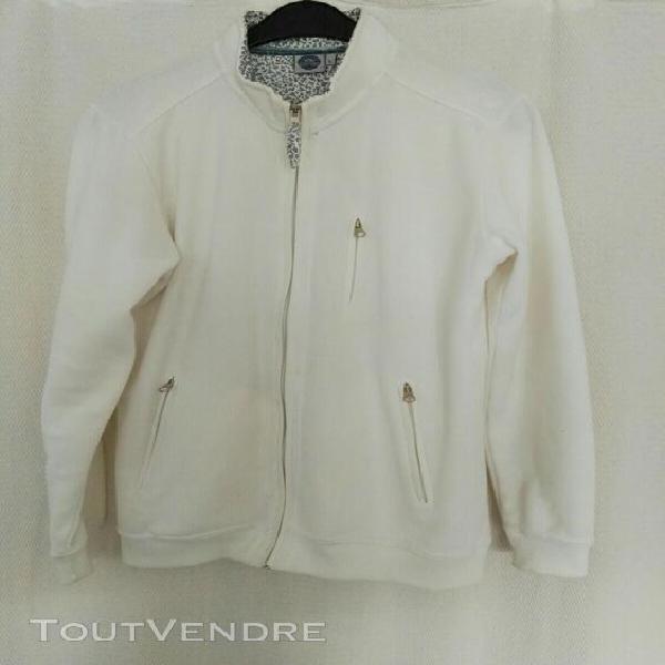 Veste lainage blanche