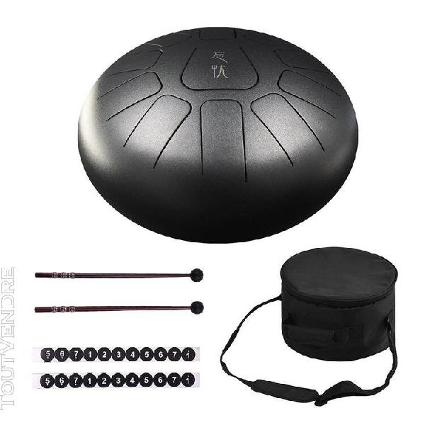 10 pouces en acier langue tambour tambour handpan tambour ta