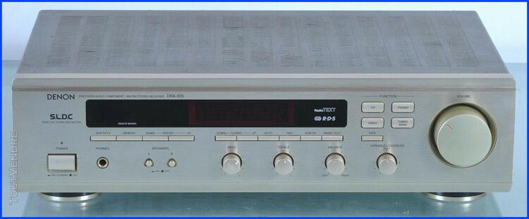 ampli tuner denon  dra - 455