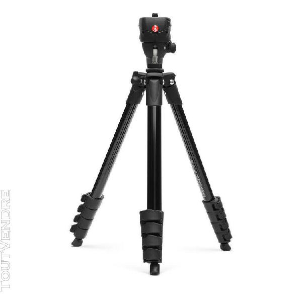 itrépied compact action de manfrotto - mkcompactadv-bk/wh