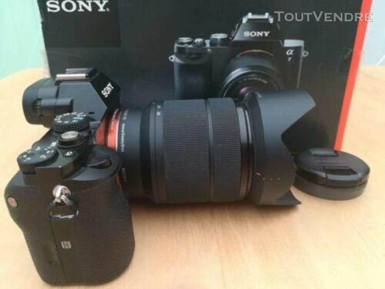 Appareil photo sony alpha 7 et filtre uv et objectif