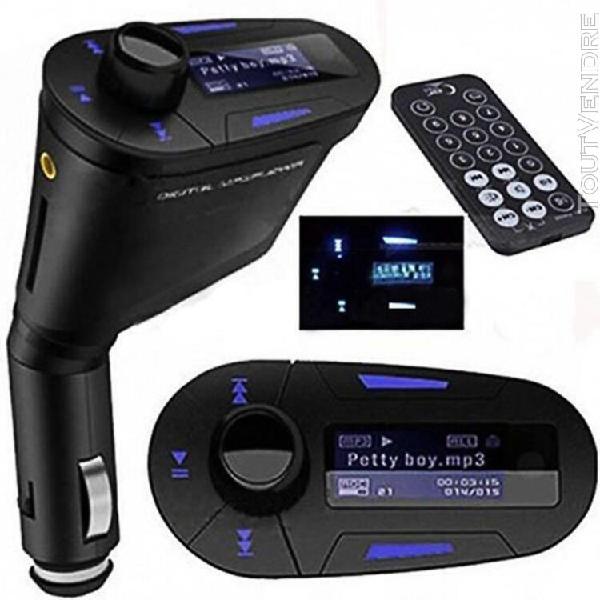 Transmetteur fm bluetooth/sans fil voiture - usb lecteur mp3