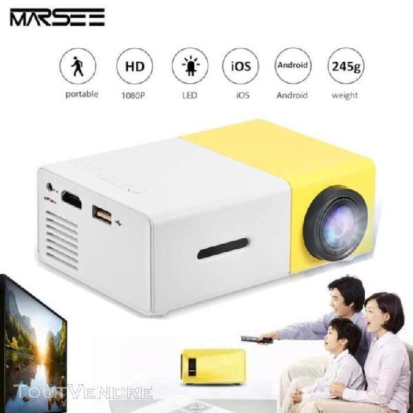 vidéoprojecteur, mini projecteur, led portable projecteur