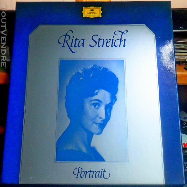 Coffret de 6 disques 33t lp rita streich portrait deutsche g