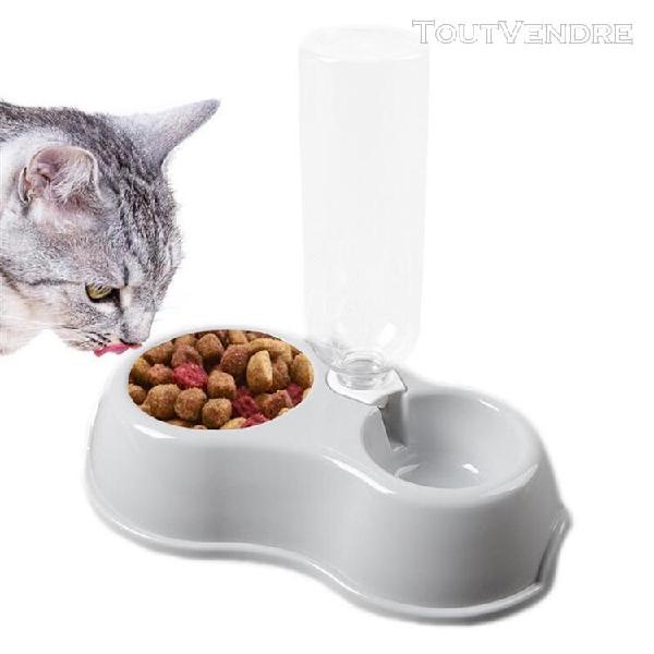 Distributeur d&#39;eau de voyage en plastique chien chat distrib