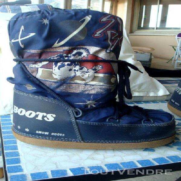 Boot botte de neige enfant bleu marine p 35/37