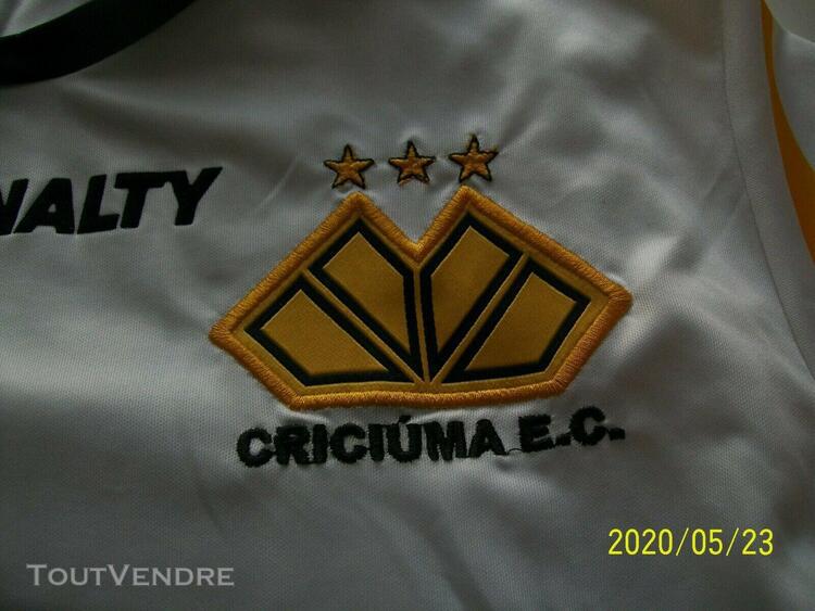 maillot de football de criciuma (brésil) comme neuf taille