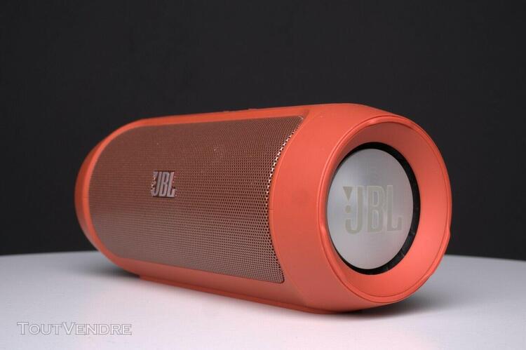 jbl charge 2 rouge, enceinte stéréo bluetooth rechargeable