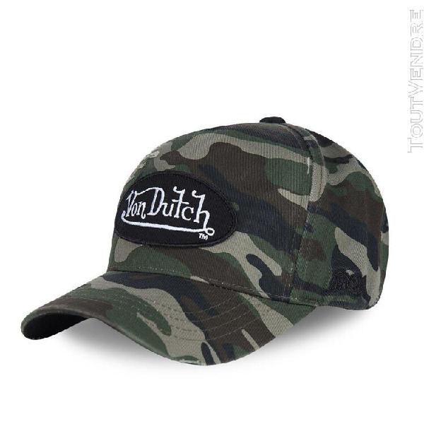 Casquette baseball von dutch used camouflage