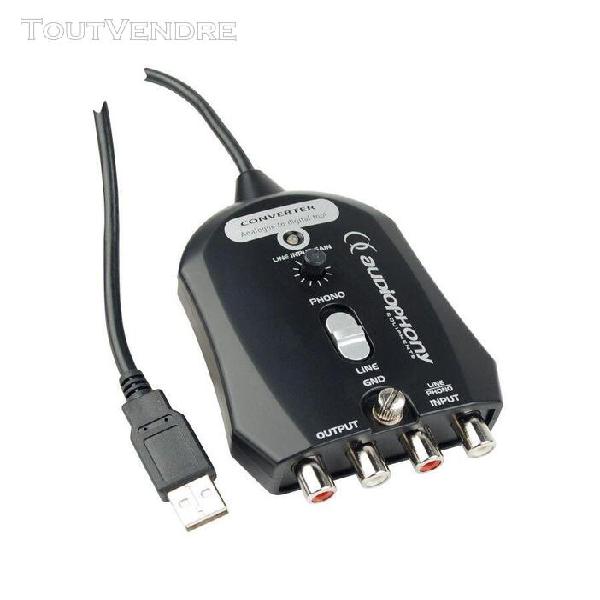 Convertisseur ria usb/line/phono audiophony