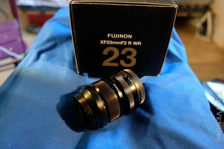 fujifilm fujinon xf 23 mm f/2 wr noir excellent état