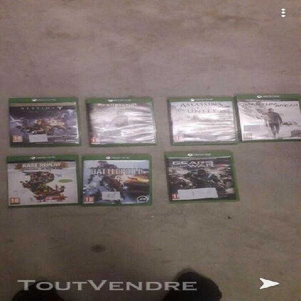 lot de 7 jeux xbox one