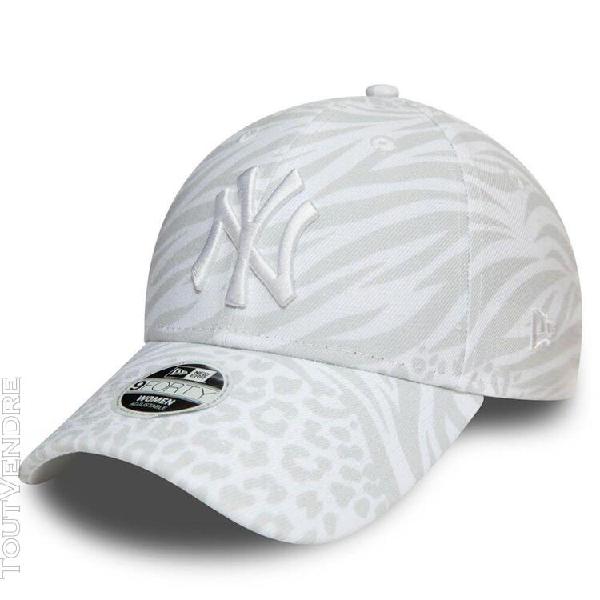 New era 9forty femme cap - new york yankees animal blanc