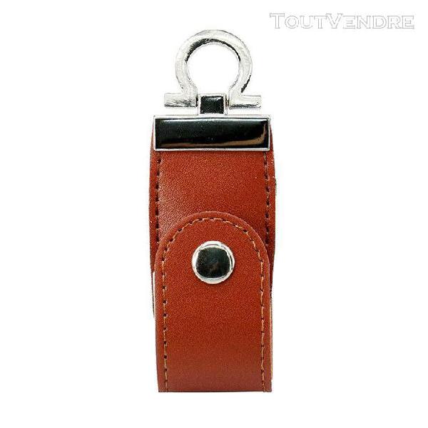 porte clés en cuir pu usb 2.0 clé usb 4g 8g 16g 32g 64g