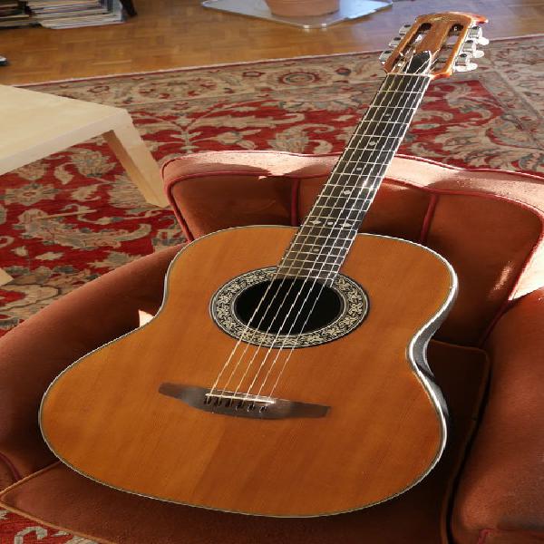 rare guitare folk vintage electro acoustique ovation no 1114