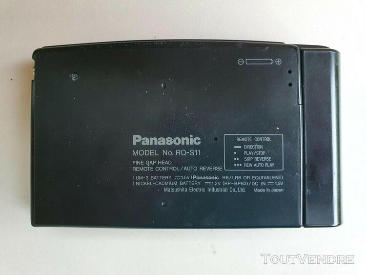 Walkman panasonic s-xbs rq-s11 (noir) pour pieces (batter