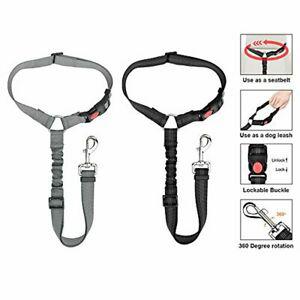 nasjac ceinture de sécurité pour chien, pack de 2