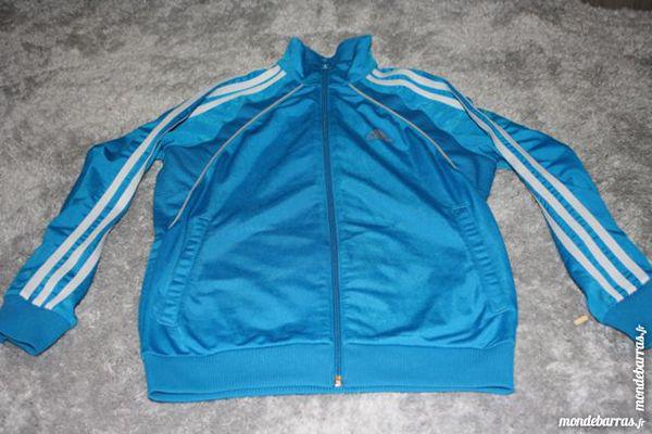 Veste turquoise adidas 10 ans occasion, malicorne (03600)