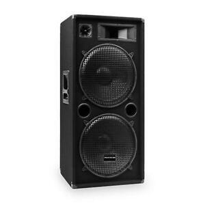 enceinte de sono passive 2x subwoofer 15" 750 w rms / 1500