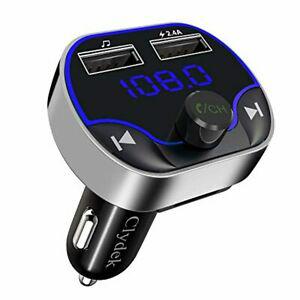 Clydek transmetteur fm pour voiture, bluetooth 5.0