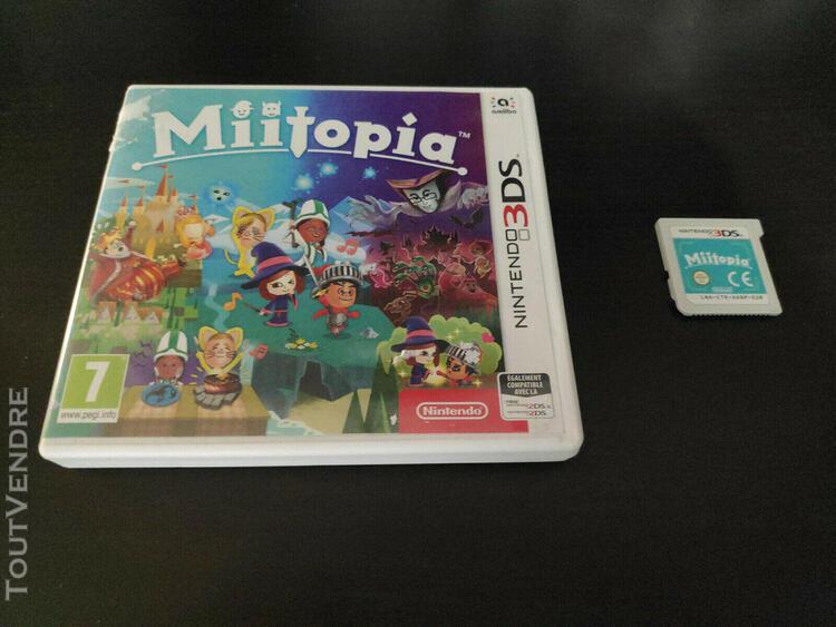 jeu nintendo 3ds - miitopia - cartouche + boîte