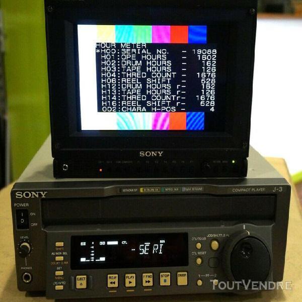 Sony j-3 lecteur betacam/sp/sx/mpeg imx/numérique