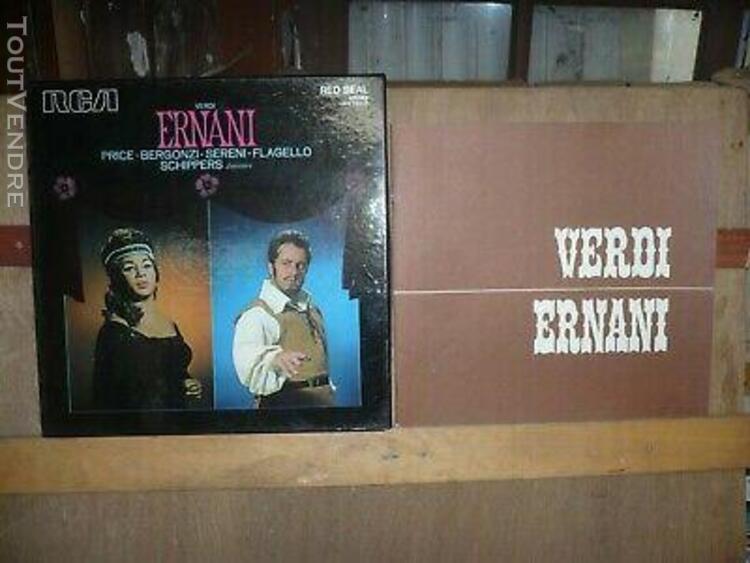 Coffret 33 t 3 lp giuseppe verdi ernani price