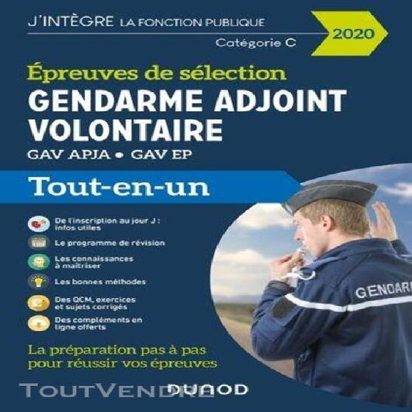 Epreuves de sélection gendarme adjoint volontaire gav apja