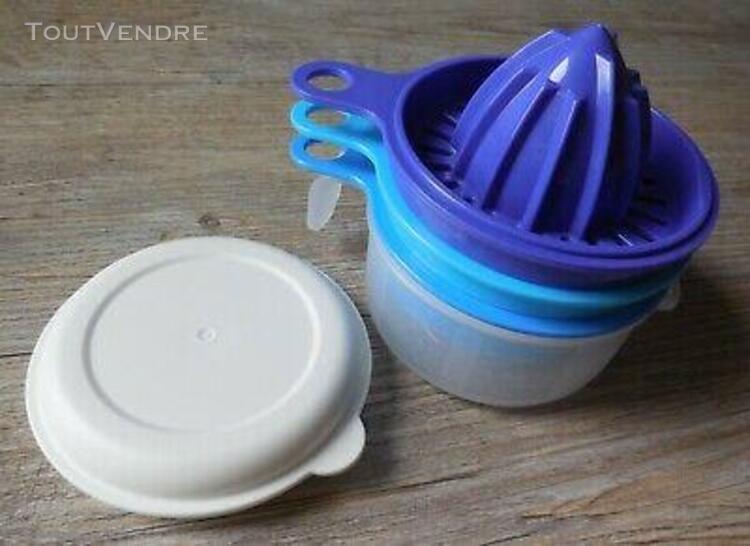 Tupperware - set en 1 kit de cuisine - zesteur, presse-agrum