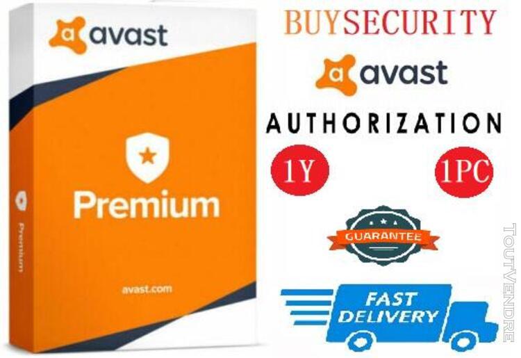 Avast premium security 2020✅3 ans✅1