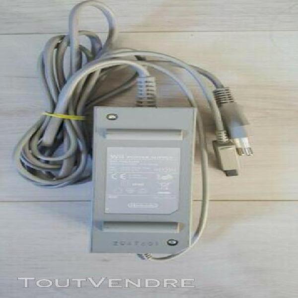 cable alimentation nintendo wii officielle original