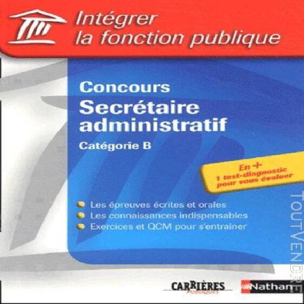 Concours secrétaire administratif catégorie b