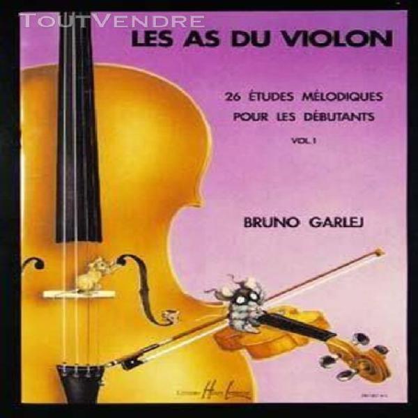 Les as du violon violon solo volume 1 - etudes mélodiques