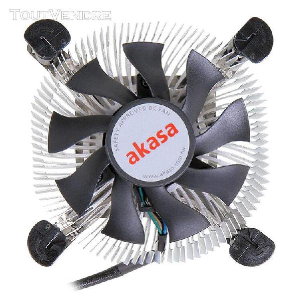 ventilateurs de processeur akasa ak-cc7122bp01 ventilateur d