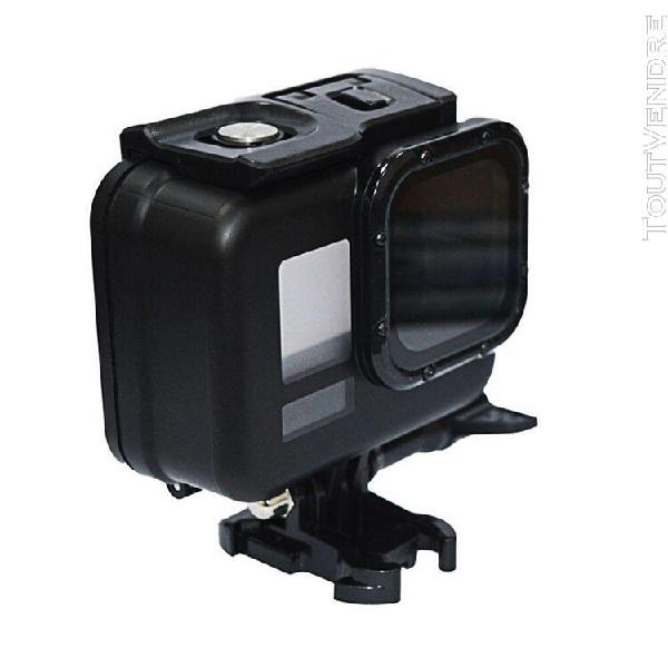 Cbox caisson + filtre rouge pour gopro hero 8 black,