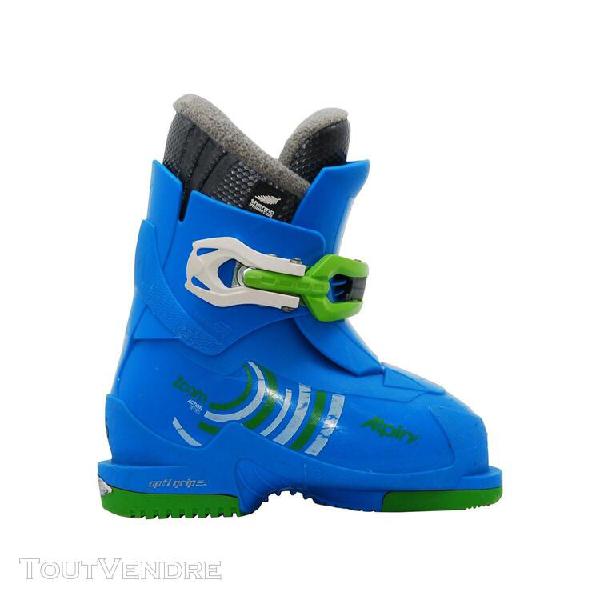 Chaussure de ski occasion junior alpina zoom bleu