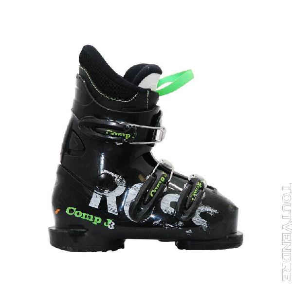 chaussure de ski occasion junior rossignol comp j noir vert