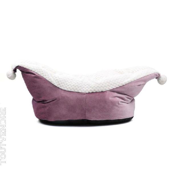 Chien chat hiver sac de couchage chaud lit doux pour animaux