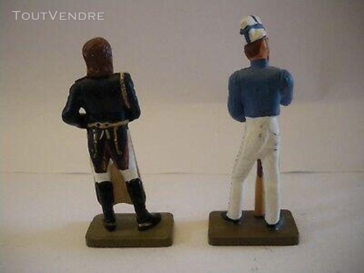 Napoleon lot 2 petits soldats en plomb starlux (4 photos)